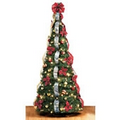 Thomas Kinkade Pop-Up 6 Foot Christmas Tree - 32" Diameter